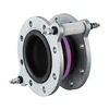 Compensator type 51 colour lilac - flanges - steel - model 'C’ with movement limiters